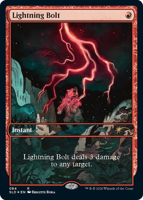 【ENG】【Foil】《稲妻/Lightning Bolt》(084)[Secret Lair]