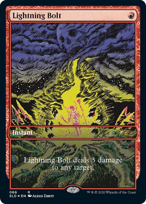 【ENG】【Foil】《稲妻/Lightning Bolt》(086)[Secret Lair]