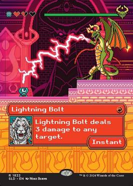 【ENG】【Foil】《稲妻/Lightning Bolt》(1822)[Secret Lair]