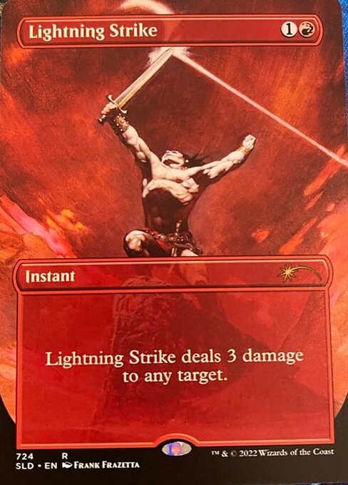 【ENG】【Foil】《稲妻の一撃/Lightning Strike》(724)[Secret Lair]
