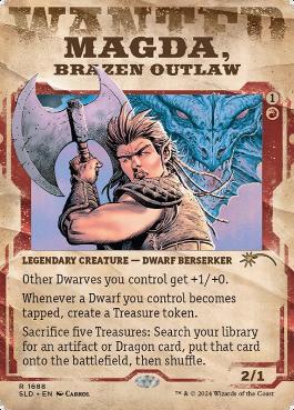 【ENG】【Foil】《厚顔の無法者、マグダ/Magda, Brazen Outlaw》(1688)[Secret Lair]