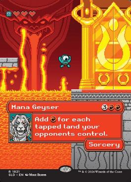 【ENG】【Foil】《マナ噴出/Mana Geyser》(1821)[Secret Lair]