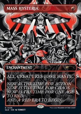 【ENG】【Foil】《集団恐慌/Mass Hysteria》(1426)[Secret Lair]