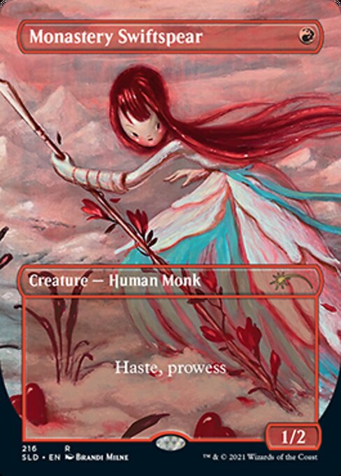 【ENG】【Foil】《僧院の速槍/Monastery Swiftspear》(216)[Secret Lair]