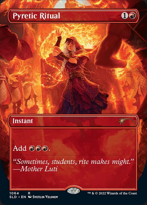 【ENG】【Foil】《発熱の儀式/Pyretic Ritual》(1064)[Secret Lair]