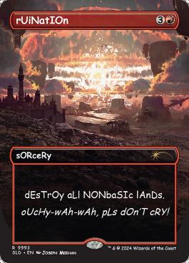 【ENG】【Foil】《破滅/Ruination》(9993)[Secret Lair]