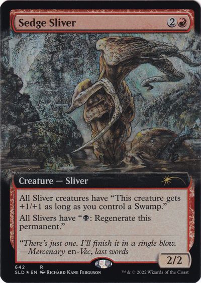 【ENG】【Foil】《菅草スリヴァー/Sedge Sliver》(642)[Secret Lair]