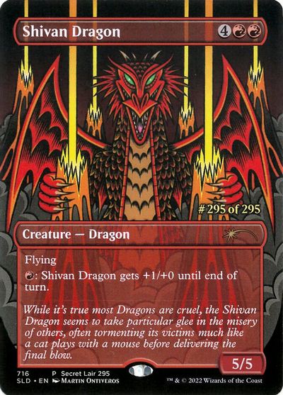 【ENG】《シヴ山のドラゴン/Shivan Dragon》(716)[Secret Lair]