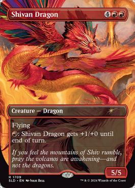 【ENG】《シヴ山のドラゴン/Shivan Dragon》(1709)[Secret Lair]