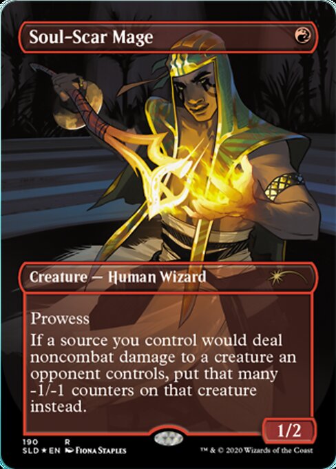 【ENG】【Foil】《損魂魔道士/Soul-Scar Mage》(190)[Secret Lair]