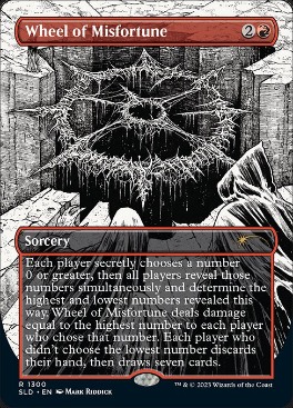 【ENG】【Foil】《災難の輪/Wheel of Misfortune》(1300)[Secret Lair]