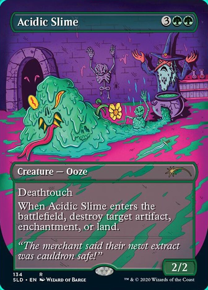 【ENG】《酸のスライム/Acidic Slime》(134)[Secret Lair]