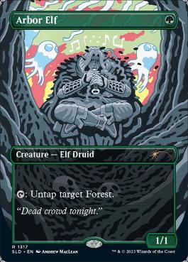 【ENG】【Foil】《東屋のエルフ/Arbor Elf》(1317)[Secret Lair]