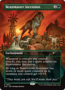 【ENG】【Foil】《獣使いの昇天/Beastmaster Ascension》(1609)[Secret Lair]