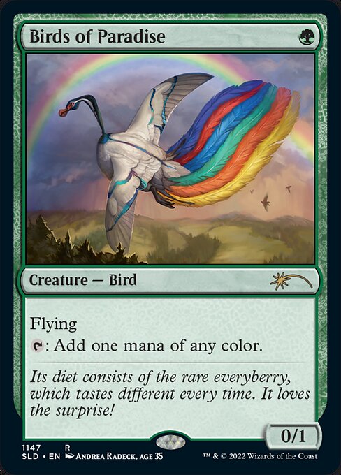 【ENG】【Foil】《極楽鳥/Birds of Paradise》(1147)[Secret Lair]