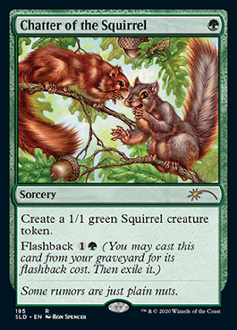 【ENG】【Foil】《リスのお喋り/Chatter of the Squirrel》(195)[Secret Lair]