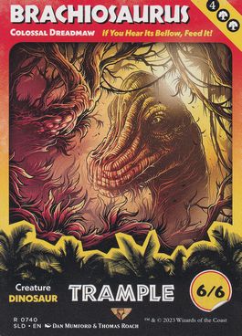 【ENG】【Foil】《巨大な戦慄大口/Colossal Dreadmaw》(740)[Secret Lair]