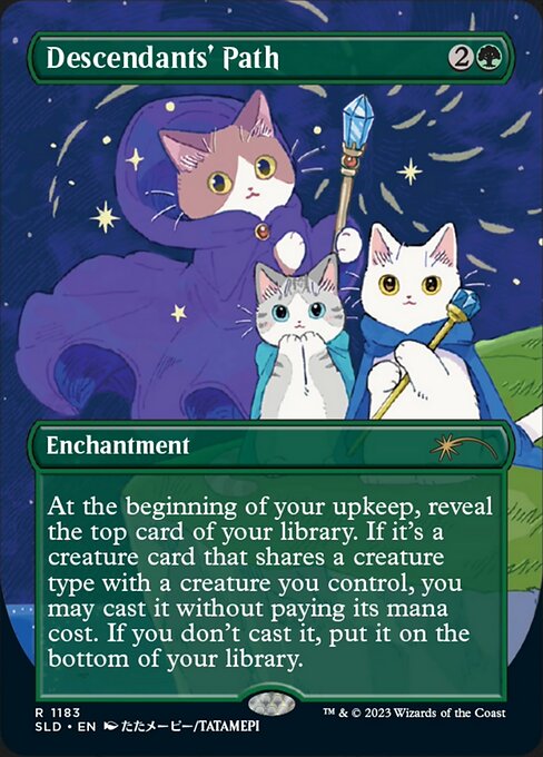 【ENG】【Foil】《末裔の道/Descendants' Path》(1183)[Secret Lair]