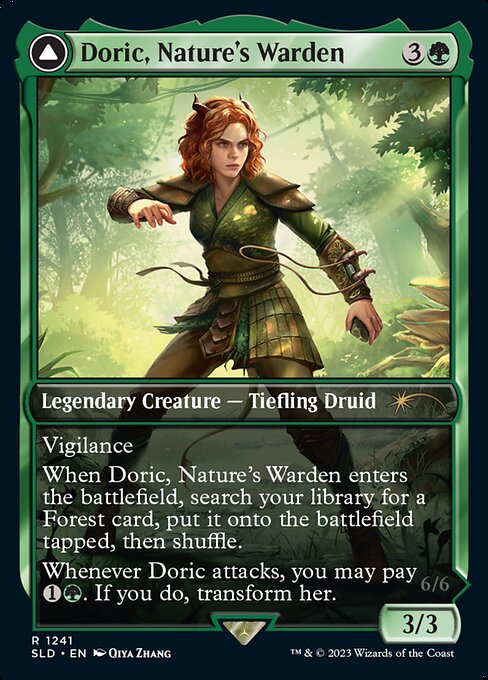 【ENG】【Foil】《Doric, Nature's Warden》(1241)[Secret Lair]