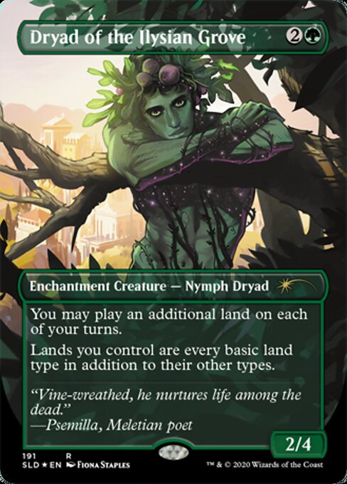 【ENG】【Foil】《イリーシア木立のドライアド/Dryad of the Ilysian Grove》(191)[Secret Lair]