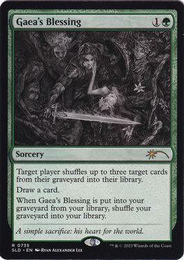 【ENG】【Foil】《ガイアの祝福/Gaea's Blessing》(735)[Secret Lair]