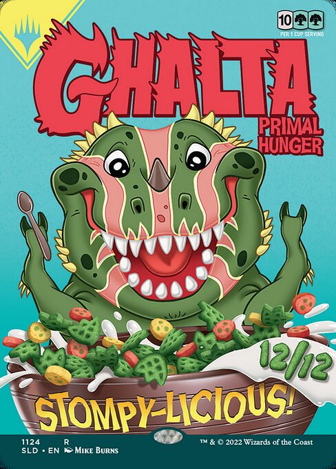 【ENG】【Foil】《原初の飢え、ガルタ/Ghalta, Primal Hunger》(1124)[Secret Lair]