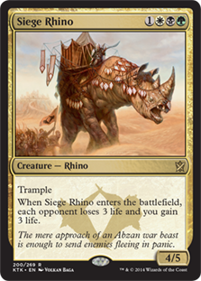 【ENG】《包囲サイ/Siege Rhino》[KTK]