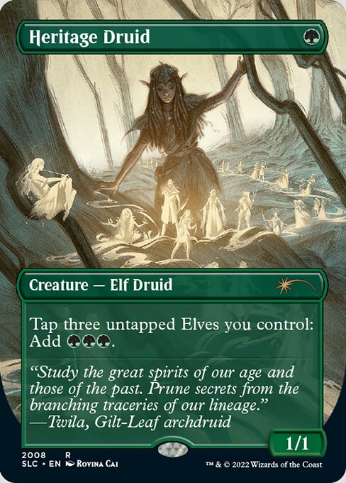 【ENG】【Foil】《遺産のドルイド/Heritage Druid》(2008)[Secret Lair]