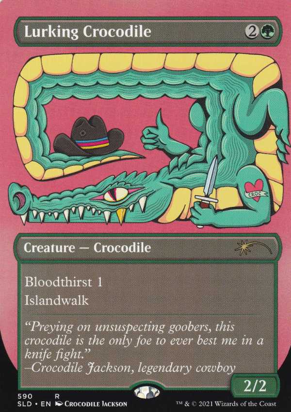 【ENG】【Foil】《隠れ潜む鰐/Lurking Crocodile》(590)[Secret Lair]