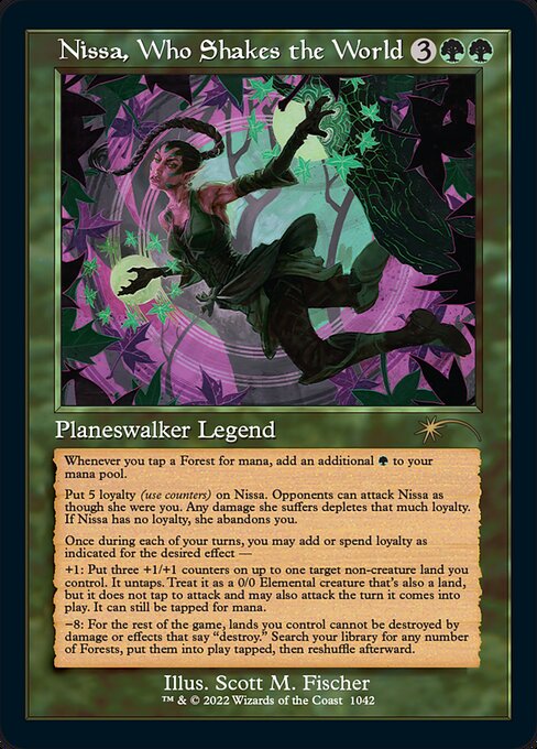 【ENG】《世界を揺るがす者、ニッサ/Nissa, Who Shakes the World》(1042)[Secret Lair]