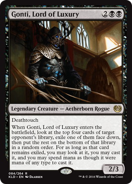 【ENG】【Foil】《豪華の王、ゴンティ/Gonti, Lord of Luxury》[KLD]