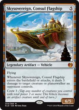 【ENG】【Foil】《領事の旗艦、スカイソブリン/Skysovereign, Consul Flagship》[KLD]