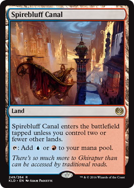 【ENG】【Foil】《尖塔断の運河/Spirebluff Canal》[KLD]