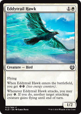 【ENG】【Foil】《渦跡の鷹/Eddytrail Hawk》[KLD]