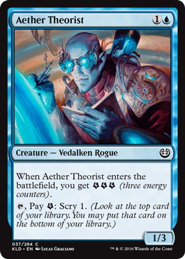 【ENG】【Foil】《理論霊気学者/Aether Theorist》[KLD]