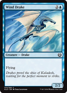 【ENG】【Foil】《風のドレイク/Wind Drake》[KLD]