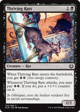【ENG】【Foil】《亢進するネズミ/Thriving Rats》[KLD]