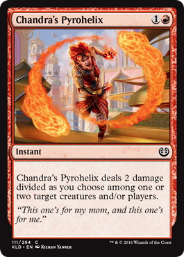 【ENG】【Foil】《チャンドラの螺旋炎/Chandra's Pyrohelix》[KLD]