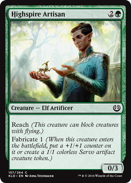 【ENG】【Foil】《高峰の職工/Highspire Artisan》[KLD]