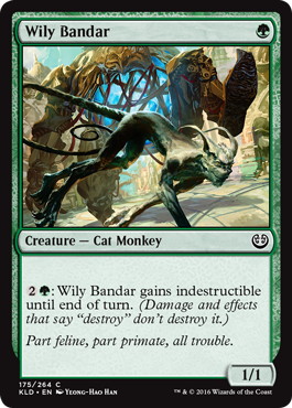 【ENG】【Foil】《狡猾な猫猿/Wily Bandar》[KLD]