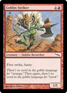 【ENG】《ゴブリンの打撃者/Goblin Striker》[MRD]
