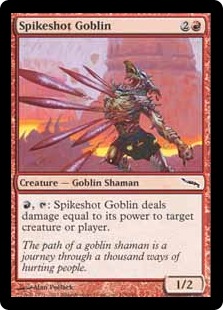 【ENG】《トゲ撃ちゴブリン/Spikeshot Goblin》[MRD]