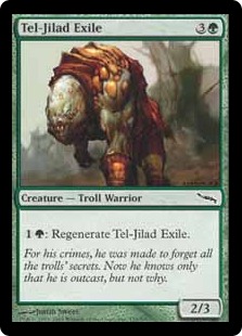【ENG】【Foil】《テル＝ジラードの流刑者/Tel-Jilad Exile》[MRD]