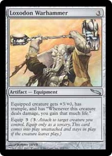 【ENG】【Foil】《ロクソドンの戦槌/Loxodon Warhammer》[MRD]