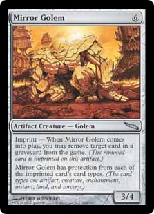 【ENG】【Foil】《鏡のゴーレム/Mirror Golem》[MRD]
