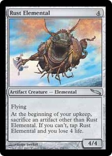 【ENG】【Foil】《錆の精霊/Rust Elemental》[MRD]