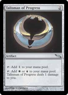 【ENG】【Foil】《発展のタリスマン/Talisman of Progress》[MRD]