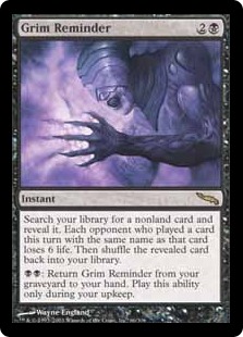 【ENG】《無残な助言/Grim Reminder》[MRD]