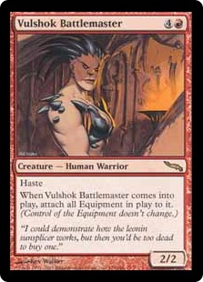 【ENG】《ヴァルショクの戦場の達人/Vulshok Battlemaster》[MRD]