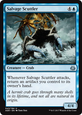 【ENG】《回収ヤドカリ/Salvage Scuttler》[AER]